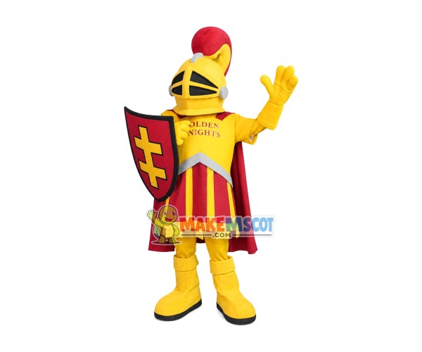 Defensive Masked Armored Army Mascot Costume Defensive Masked Armored Army Mascot Costume