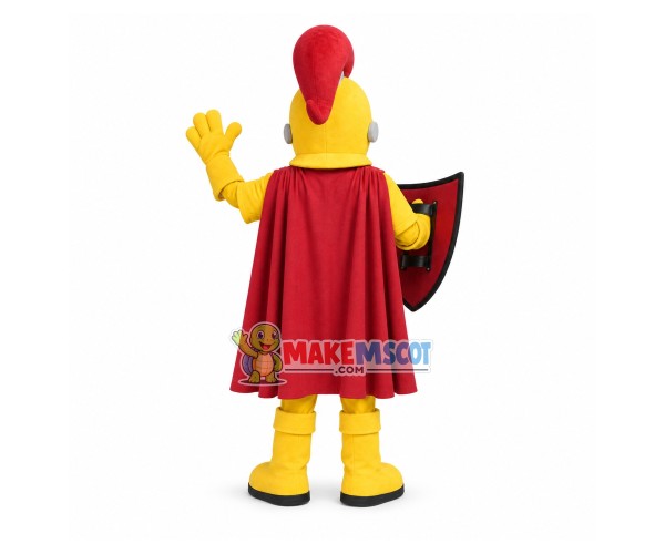 Defensive Masked Armored Army Mascot Costume Defensive Masked Armored Army Mascot Costume