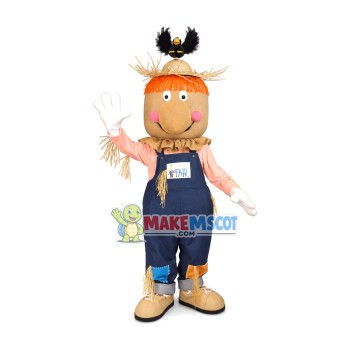 The Eye-catching Scarecrow Guarding The Farmland Mascot Costume The Eye-catching Scarecrow Guarding The Farmland Mascot Costume