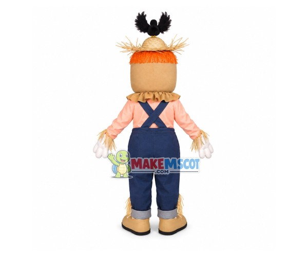 The Eye-catching Scarecrow Guarding The Farmland Mascot Costume The Eye-catching Scarecrow Guarding The Farmland Mascot Costume