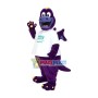 Purple Dragon Of Laboratory Mascot Costume