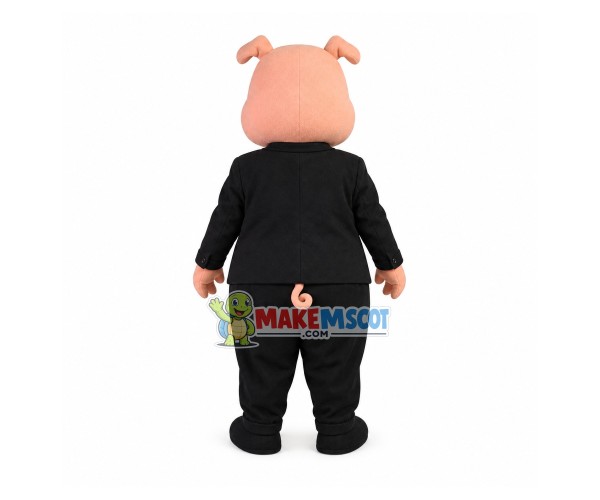 Laid-back Company Boss Pig Mascot Costume Laid-back Company Boss Pig Mascot Costume