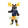 Adult Sport Moose With Strong Antlers Mascot Costume