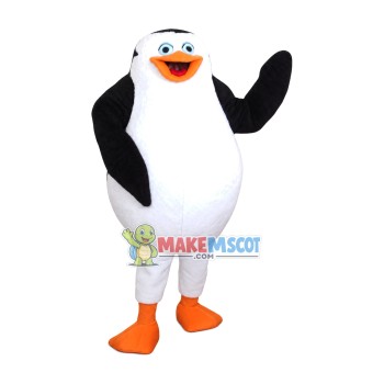 Emperor Penguin Of Madagascar Mascot Costume Emperor Penguin Of Madagascar Mascot Costume