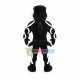 Customized Black & White Muscle Viper Mascot Costume