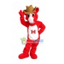 Farmer Red Cow Mascot Costume For The Farm