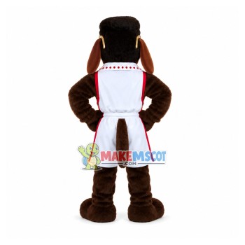 The Spirited Big Dog With Cool Sunglasses Mascot Costume