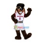 The Spirited Big Dog With Cool Sunglasses Mascot Costume