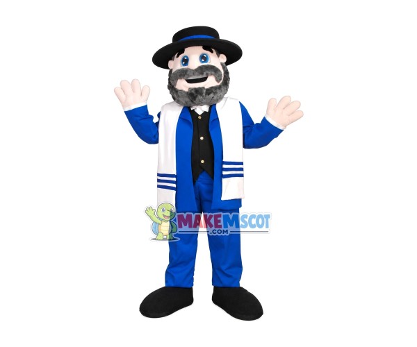 Old Foreign Congressman Mascot Costume Old Foreign Congressman Mascot Costume
