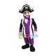 Grumpy One-eyed Pirate With Purple Beard Mascot Costume Grumpy One-eyed Pirate With Purple Beard Mascot Costume