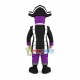 Grumpy One-eyed Pirate With Purple Beard Mascot Costume Grumpy One-eyed Pirate With Purple Beard Mascot Costume