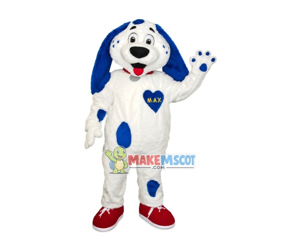 Well-behaved Blue Lop-eared Dog Mascot Costume Well-behaved Blue Lop-eared Dog Mascot Costume