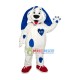 Well-behaved Blue Lop-eared Dog Mascot Costume Well-behaved Blue Lop-eared Dog Mascot Costume
