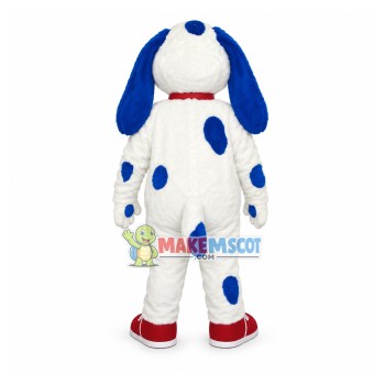 Well-behaved Blue Lop-eared Dog Mascot Costume