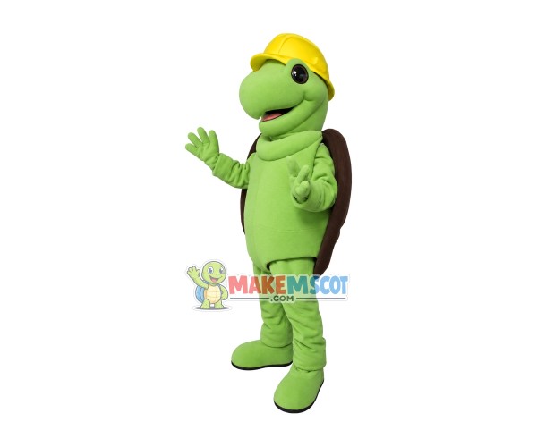 Kindly Guided Tortoise Engineer Mascot Costume Kindly Guided Tortoise Engineer Mascot Costume