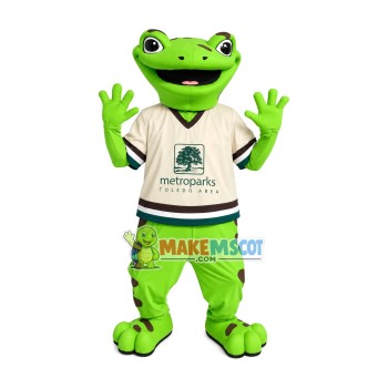 Joyful Frog Of The Park Scenic Area Mascot Costume