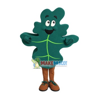 The Green Leaf of The Park Mascot Costume The Green Leaf of The Park Mascot Costume