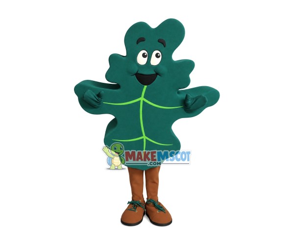 The Green Leaf of The Park Mascot Costume The Green Leaf of The Park Mascot Costume