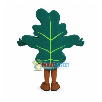 The Green Leaf of The Park Mascot Costume The Green Leaf of The Park Mascot Costume