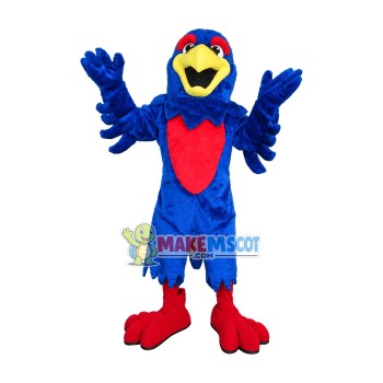 Jubilant Short Plush Blue Eagle Mascot Costume Jubilant Short Plush Blue Eagle Mascot Costume