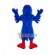 Jubilant Short Plush Blue Eagle Mascot Costume Jubilant Short Plush Blue Eagle Mascot Costume