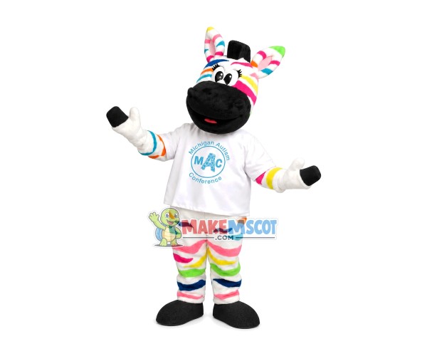 Colorful Horse For Health Protection Mascot Costume Colorful Horse For Health Protection Mascot Costume