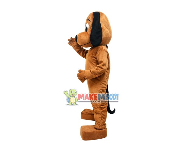 Well Behaved Brown Dog Mascot Costume Well Behaved Brown Dog Mascot Costume