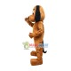 Well Behaved Brown Dog Mascot Costume Well Behaved Brown Dog Mascot Costume