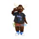 Bright Eyes Moose Mascot Costume For High School Bright Eyes Moose Mascot Costume For High School