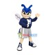 Protective Muscle Worker Bee Mascot Costume For Middle School Protective Muscle Worker Bee Mascot Costume For Middle School