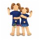 Pair of Harmonious Antelopes Mascot Costume For High School Pair of Harmonious Antelopes Mascot Costume For High School