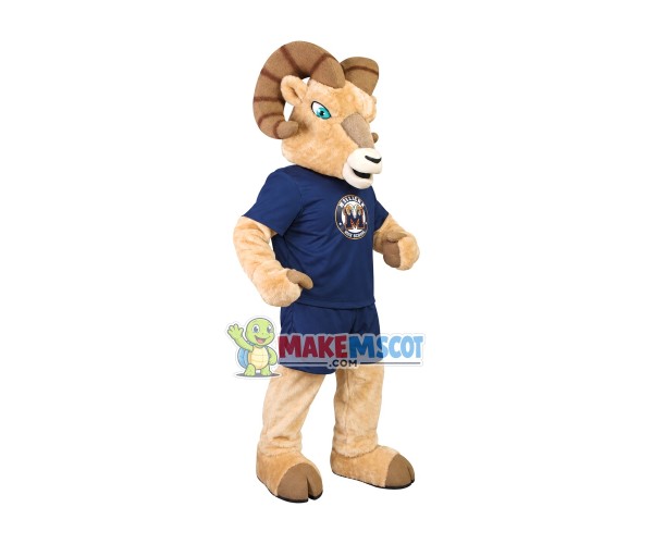 Pair of Harmonious Antelopes Mascot Costume For High School Pair of Harmonious Antelopes Mascot Costume For High School