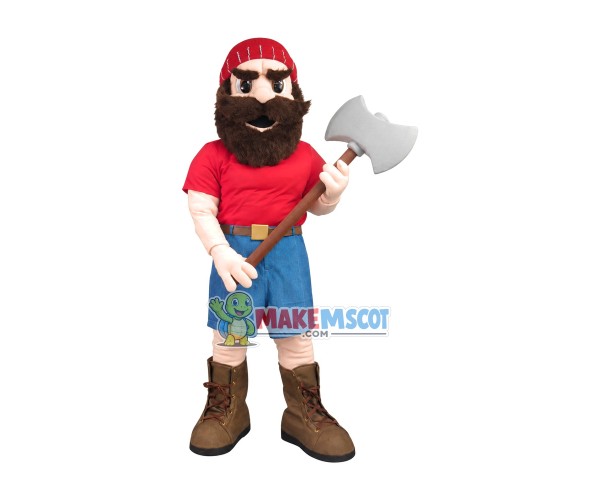 Powerful Hangman Holding The Axe Mascot Costume Powerful Hangman Holding The Axe Mascot Costume