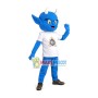 Whole Blue Demon Mascot Costume For High School