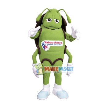 Green Termite Of Control Project Mascot Costume Green Termite Of Control Project Mascot Costume