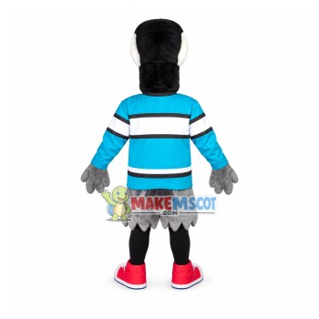Black Duck Of Farmers Market Mascot Costume Black Duck Of Farmers Market Mascot Costume