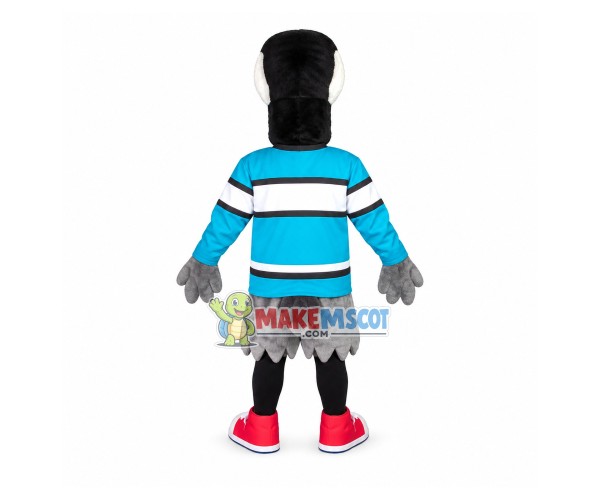 Black Duck Of Farmers Market Mascot Costume Black Duck Of Farmers Market Mascot Costume