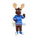 Representative Moose of The Market Website Mascot Costume Representative Moose of The Market Website Mascot Costume