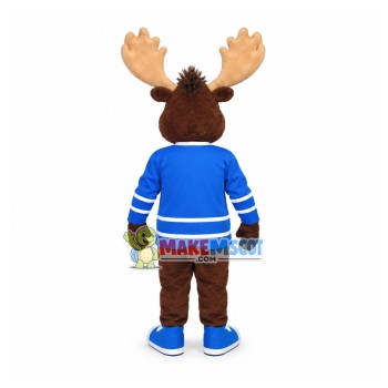 Representative Moose of The Market Website Mascot Costume Representative Moose of The Market Website Mascot Costume