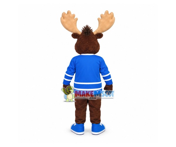 Representative Moose of The Market Website Mascot Costume Representative Moose of The Market Website Mascot Costume