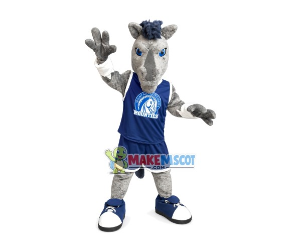 Unrestrained Academic Horse Mascot Costume For College