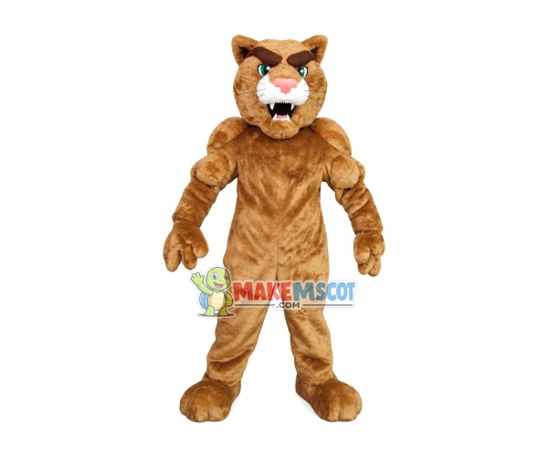 Explosive Tiger With Bulging Muscles Mascot Costume Explosive Tiger With Bulging Muscles Mascot Costume