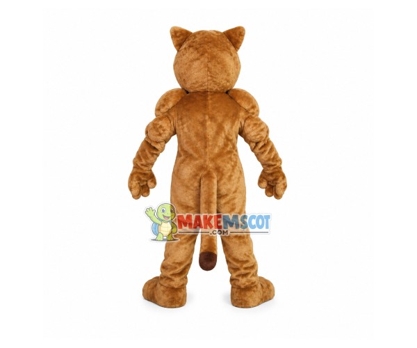 Explosive Tiger With Bulging Muscles Mascot Costume Explosive Tiger With Bulging Muscles Mascot Costume