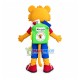Little School Lion Carrying Package Mascot Costume Little School Lion Carrying Package Mascot Costume