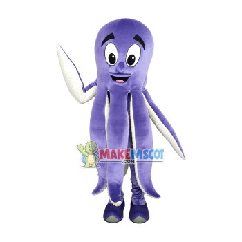 Free Purple Octopus In The Sea Mascot Costume Free Purple Octopus In The Sea Mascot Costume