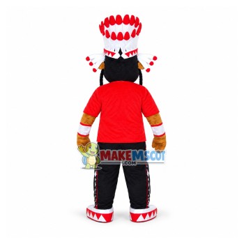 Black Indian Patriarch Mascot Costume Black Indian Patriarch Mascot Costume
