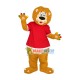 Funny Lion With Colorful Nails Mascot Costume Funny Lion With Colorful Nails Mascot Costume
