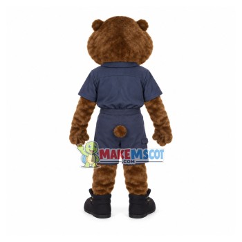 Dutiful Plush Beaver Guard Mascot Costume