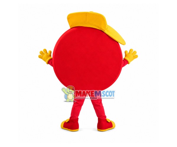 Red Coin of The Money Mart Mascot Costume Red Coin of The Money Mart Mascot Costume