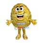 Brown Plush Doll Representing Cholesterol Mascot Costume